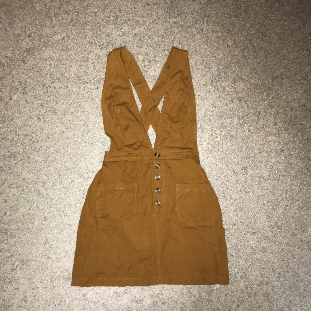 Apron Dress with Buttons